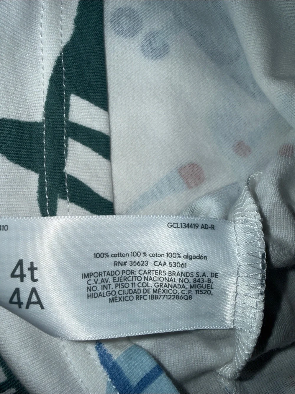 4T Carter’s Child of Mine 2 Piece PJ Set